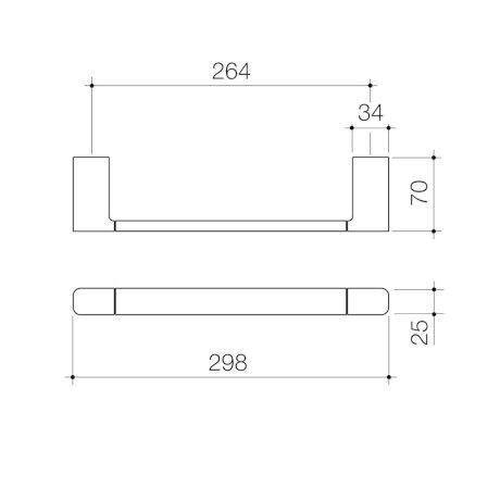 caroma-luna-hand-towel-holder-range-spec-sheet