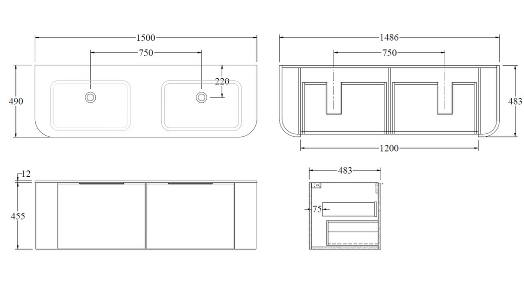 code-nature-1500-pillar-vanity-range-spec-sheet